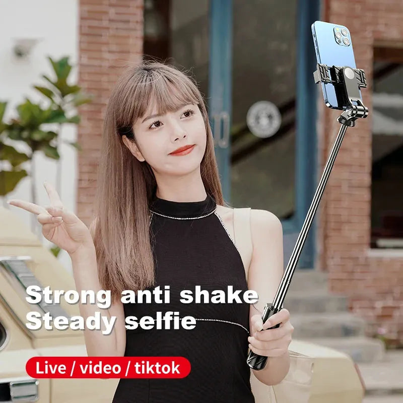 4in1 Selfie Stick Tripod Stand with Light and Wireless Remote