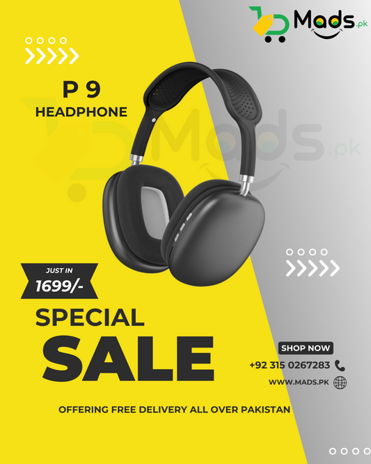 P9 Plus Wireless Bluetooth Headphone