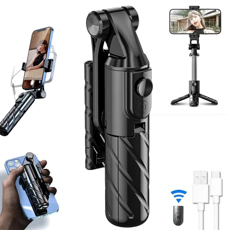 4in1 Selfie Stick Tripod Stand with Light and Wireless Remote