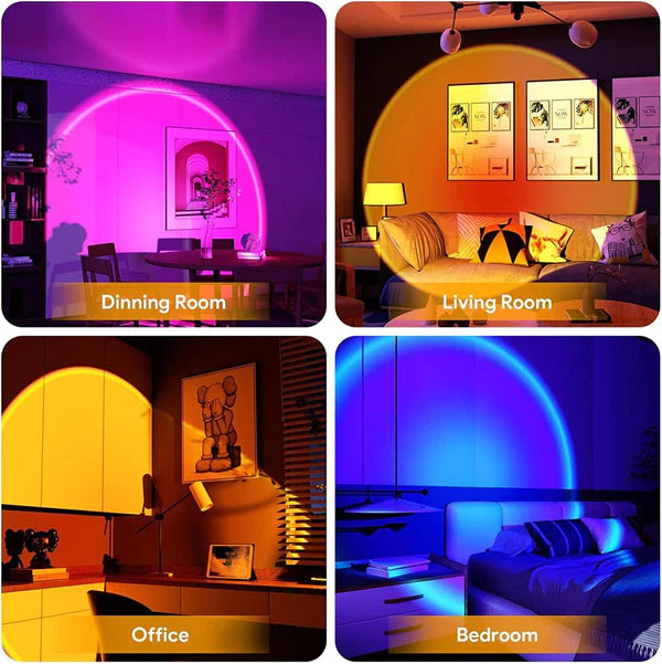 Sunset Lamp Projection Led Lights with Remote 16 Colors