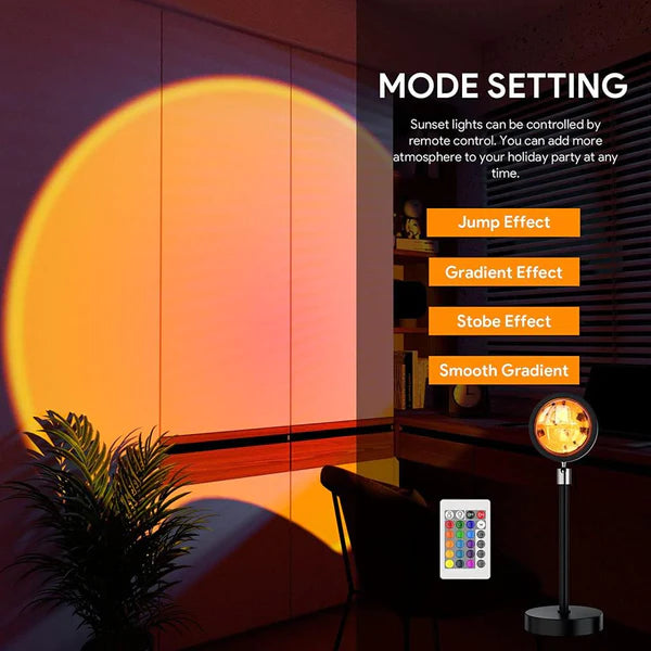 Sunset Lamp Projection Led Lights with Remote 16 Colors