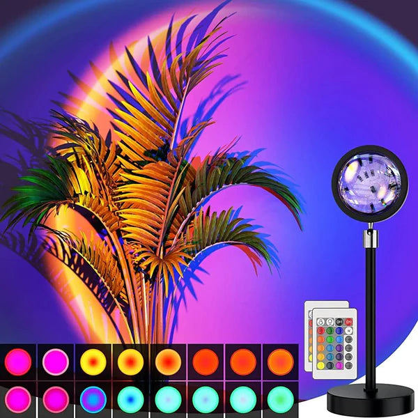 Sunset Lamp Projection Led Lights with Remote 16 Colors