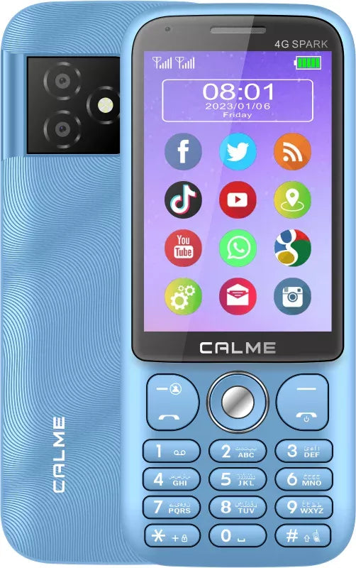 CALME 4G SPARK Wi-Fi Hotspot Supported Touch & Type Mobile Phone