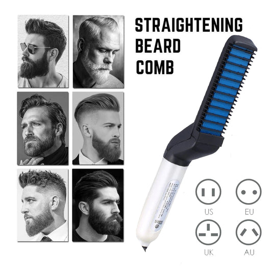 Hair Straightener and Beard Comb